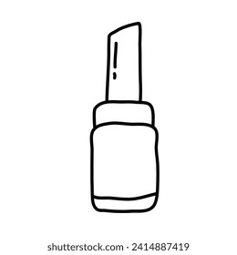 lipstick of summer doodles icon set