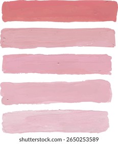 Lipstick Swatches A Palette of Pink Tones