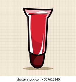 lipstick theme elements vector,eps