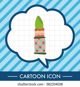 lipstick theme elements vector,eps