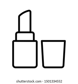 lipstick thin line vector icon