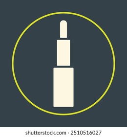 Lipstick trendy icon honorable abstract vector illustration colorful artwork beautiful design.eps