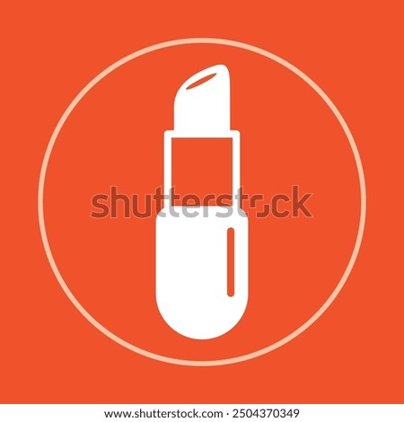 Lipstick trendy icon inventive abstract vector illustration colorful artwork beautiful design.eps