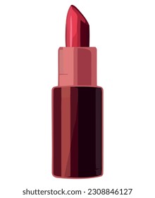 lipstick tube vector design over white
