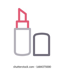 Lippenstift-Vektorillustration-Farbsymbol 