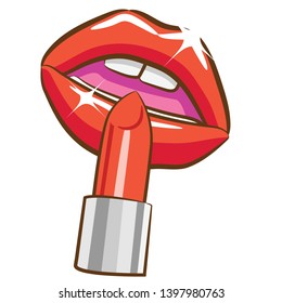 lipstick vector graphick clipart design