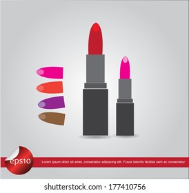 lipstick vector icon