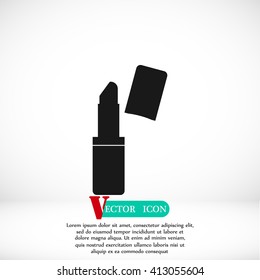 Lipstick vector icon