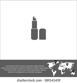 Lipstick vector  icon.