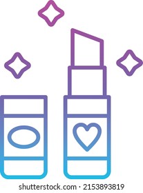 Lipstick vector icon. Can be used for printing, mobile and web applications.