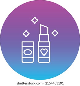 Lipstick vector icon. Can be used for printing, mobile and web applications.