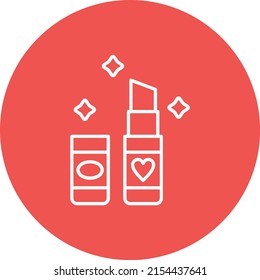 Lipstick vector icon. Can be used for printing, mobile and web applications.