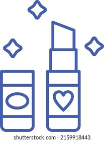 Lipstick vector icon. Can be used for printing, mobile and web applications.