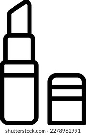 Lipstick Vector Icon Design Illustration