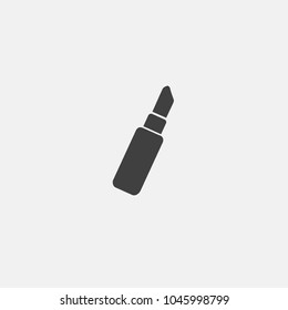 lipstick vector icon, flat icon