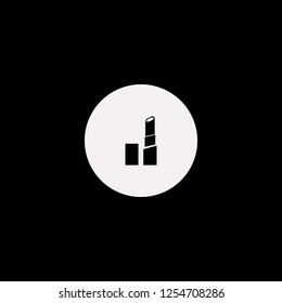lipstick vector icon. flat lipstick design. lipstick illustration for graphic 