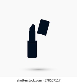 Lipstick vector icon, flat design best vector icon