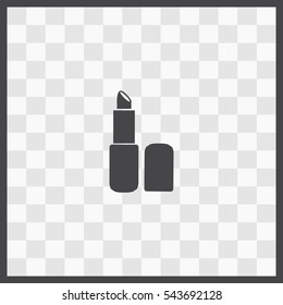 Lipstick vector icon. Isolated illustration. Business picture.
