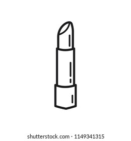 lipstick vector icon in trendy flat style 