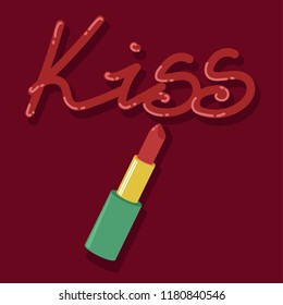 Lipstick vector illustration