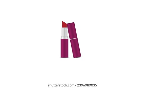 lipstick vector illustration, lipstick 3d design