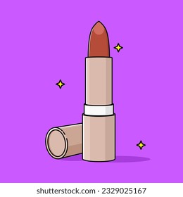 Lipstick, Vektorgrafik. Kosmetische Vektorgrafik. Make-up-Vektorgrafik.