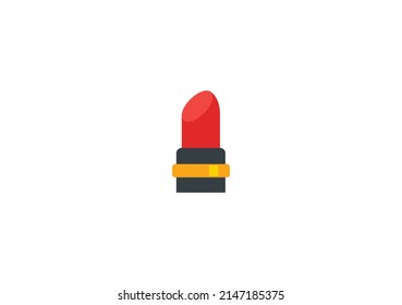 Lipstick Vector Isolated Emoticon. Lipstick Icon