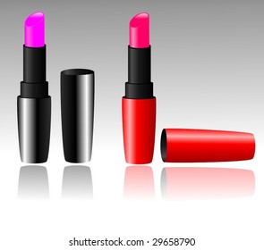 lipstick vector set