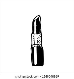 lipstick vector sketch