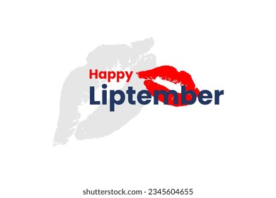 Liptember  background template Holiday concept