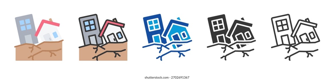 Conjunto de iconos de licuefacción Estilo múltiple Varias colecciones