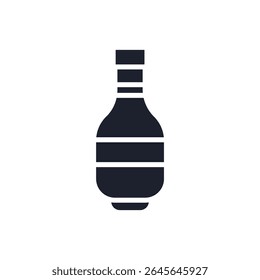 liqueur icons isolated on White Background. Flat style design
