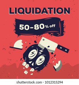 Liquiadation and sale poster