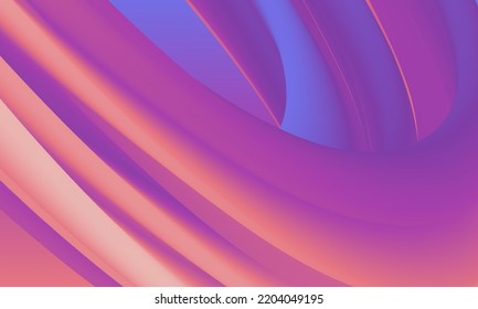 Liquid 3d background. Color mix. Fluid abstract gradient. Soft wavy texture. Mild transition colour flow. Template for posters, ad banners, brochures, flyers, covers, websites. EPS vector image.