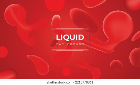 Liquid 3d style vector gradient background. Colorful liquid mesh wave pattern background design. 