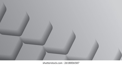 Liquid 3d wave background with gray and white color background. Fluid wavy shapes. modern Vector illustration