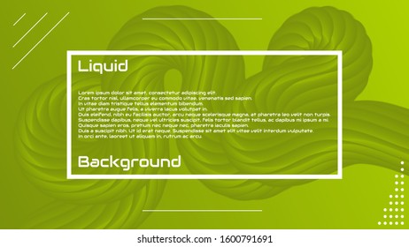 Liquid 3d wave background. Landing Page Trendy Flow Concept. Colorful 3d wave shape illustration. Fluid abstract design. Minimal style. Vector stock Gradient Futuristic Banner, Wave Wallpaper. 