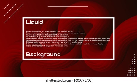 Liquid 3d wave background. Landing Page Trendy Flow Concept. Colorful 3d wave shape illustration. Fluid abstract design. Minimal style. Vector stock Gradient Futuristic Banner, Wave Wallpaper. 