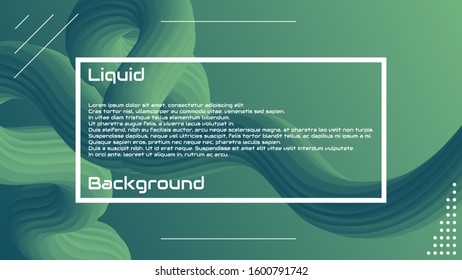 Liquid 3d wave background. Landing Page Trendy Flow Concept. Colorful 3d wave shape illustration. Fluid abstract design. Minimal style. Vector stock Gradient Futuristic Banner, Wave Wallpaper. 
