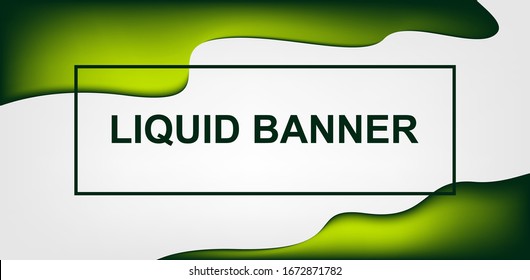 Liquid Abstract Background. Banner Design Templates