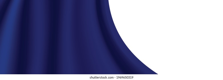 Liquid abstract background. Blue fluid vector banner template for social media, web sites. Wavy shapes. Vector illustration for brochure, business card, magazine, poster, presentation design