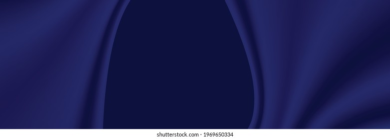 Liquid abstract background. Blue fluid vector banner template for social media, web sites. Wavy shapes. Vector illustration for brochure, business card, magazine, poster, presentation design