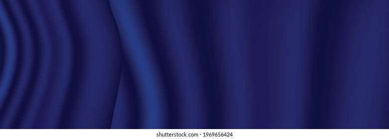 Liquid abstract background. Blue fluid vector banner template for social media, web sites. Wavy shapes. Vector illustration for brochure, business card, magazine, poster, presentation design