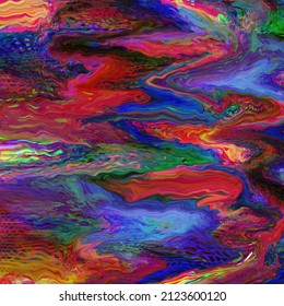 Liquid abstract background. Bright colors mixture.