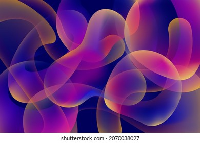 Liquid abstract background. Bright multicolored trend wallpaper, background. Stock vector illustration.