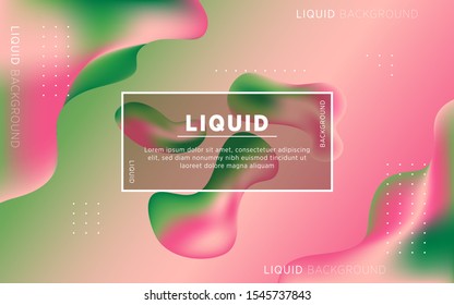 Liquid abstract background design. Fluid gradient shapes composition. digital template.can be used in cover design, poster, flyer, book design, website backgrounds or advertising. vector illustration.