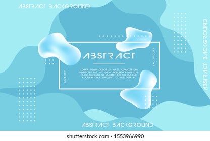 Liquid abstract background design. Fluid gradient shapes composition. digital template.can be used in cover design, poster, flyer, book design, website backgrounds or advertising. vector illustration.