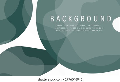 Diseño de fondo abstracto líquido Verde y brillante. Programa de ilustrador de vectores.
