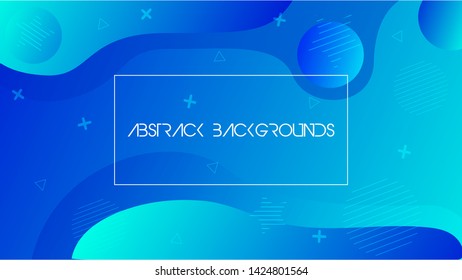 liquid abstract background with gradient color 