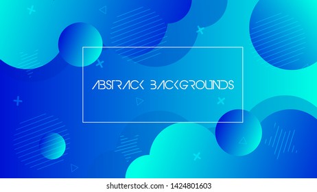 liquid abstract background with gradient color 